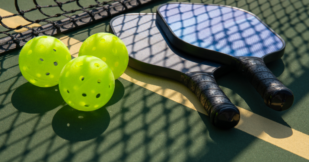 Pickleball Rules and Scoring paddle and balls