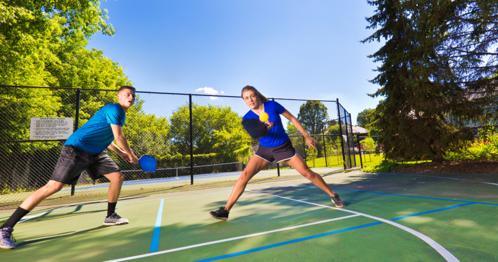 Pickleball Conditioning Exercises man and woman