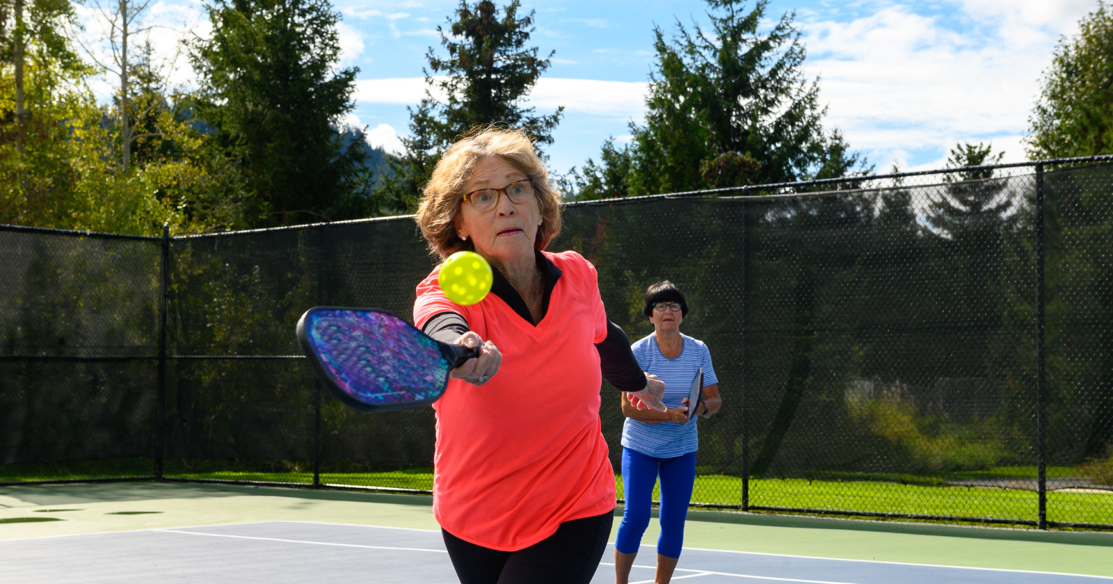 Pickleball Conditioning Exercises woman reaching